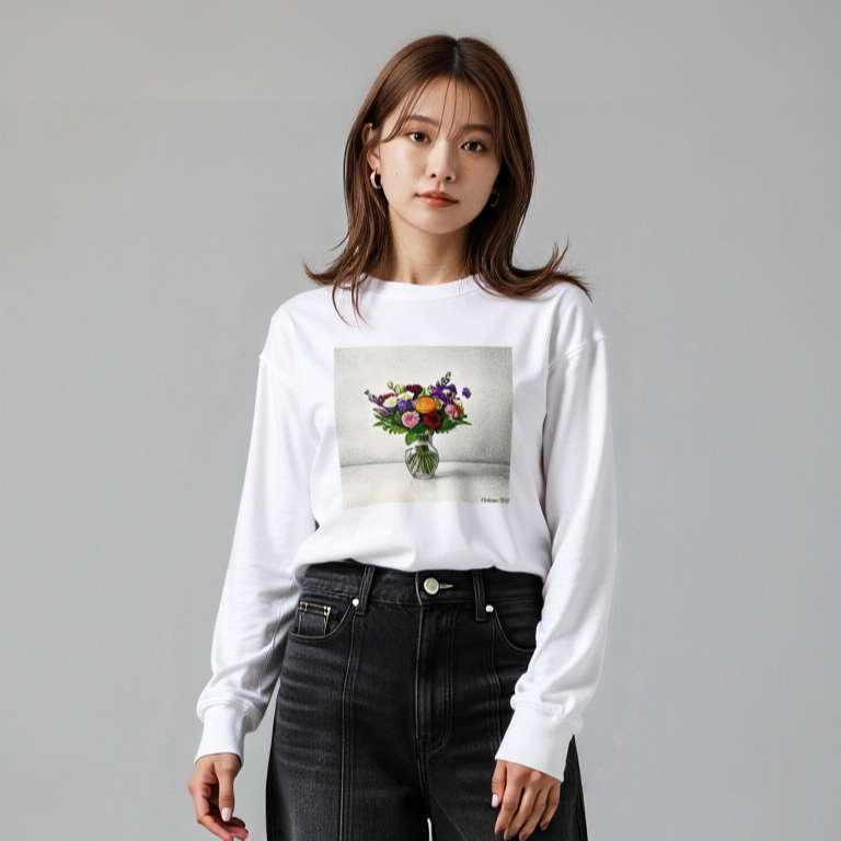 Hanataba - Still, in Bloom- L/S Tee