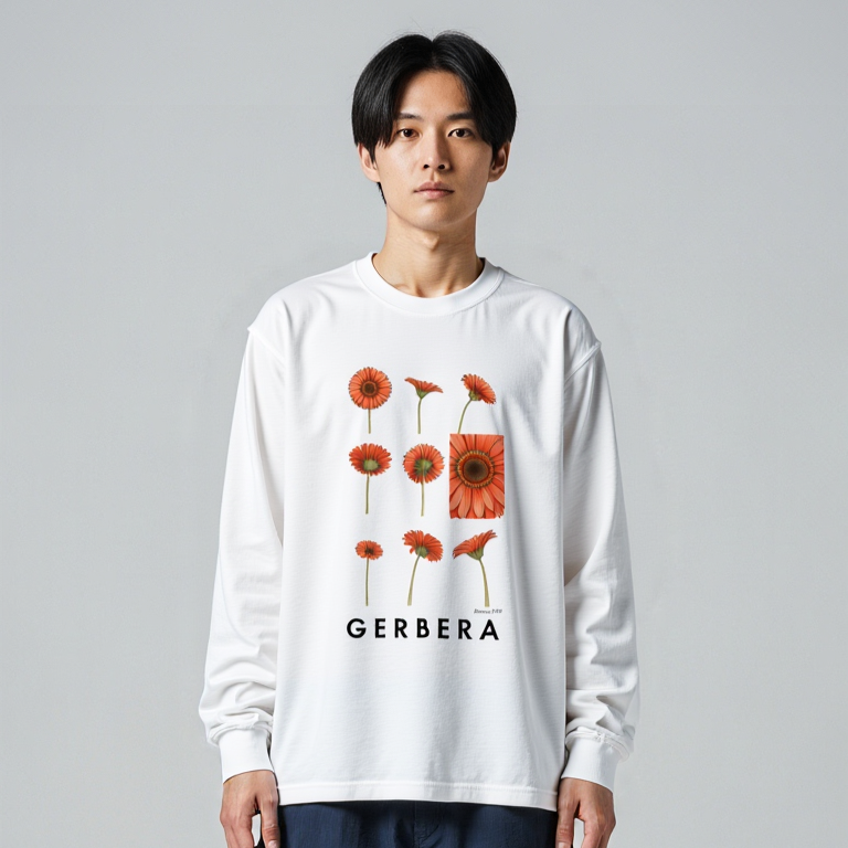 Gerbera - Nine Views of a Gerbera - L/S Tee – KARENAI